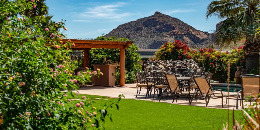 Aménagement extérieur d'un jardin