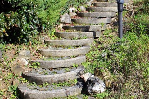 Escalier de jardin