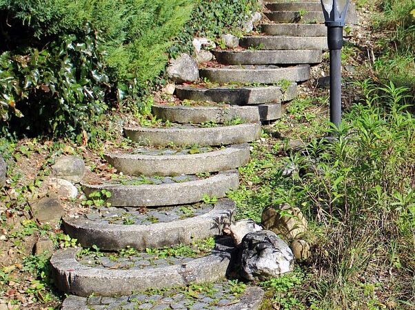 Escalier de jardin