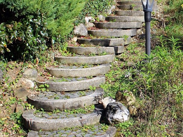 Escalier de jardin